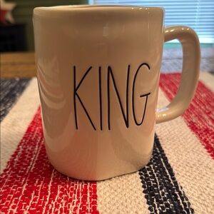 Rae Dunn KING White Mug